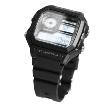 Kids Digital Watch CR377 28mAh 44x17mm Black 50m