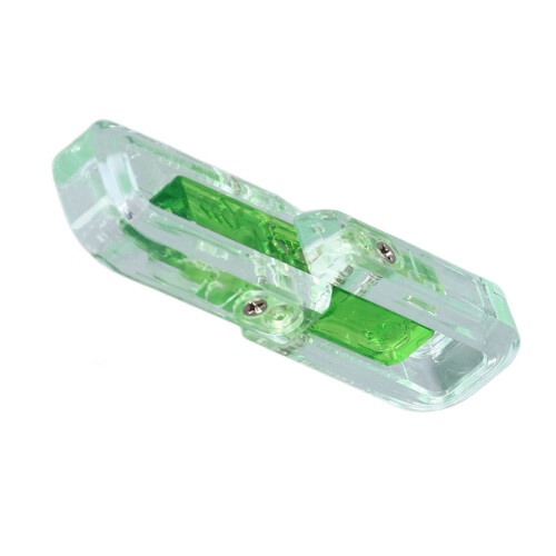 Fidget Slider Toy Mini Rotating Plastic Green