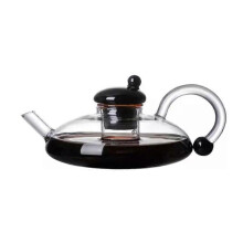 (Rat Tail Pot, Transparent) Innovessa Tea Pot,20oz Sereno Filtration Teapot Set,Glass Teapot with Infusers