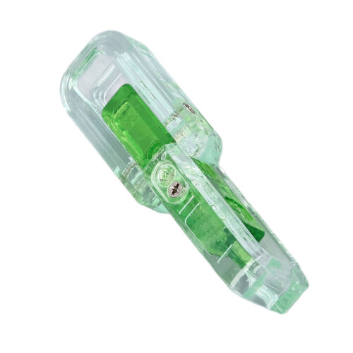 Fidget Slider Toy Mini Rotating Plastic Green 2