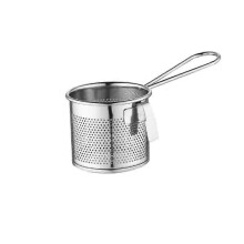 (A) 304 Stainless Steel Colander Spicy Hot Powder Fence Commercial Filter Net Noodle Basket Household Hot Vegetable Basket Slip Net