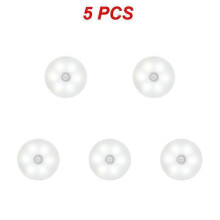 (Style A 5pcs) 1/3/5PCS Motion Sensor Night Light Intelligent Body Light Sensor USB Charging Night Lamp Bedroom Use For Kitchen Bathroom