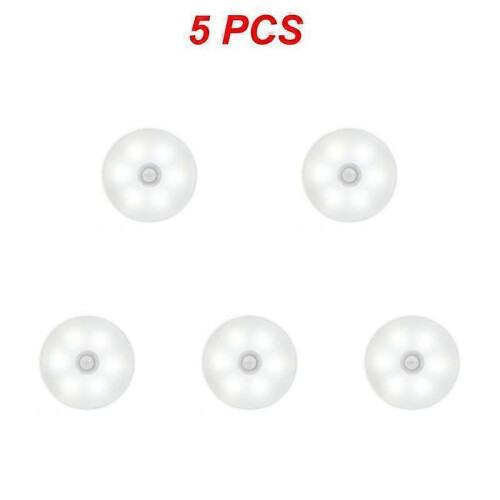 (Style A 5pcs) 1/3/5PCS Motion Sensor Night Light Intelligent Body Light Sensor USB Charging Night Lamp Bedroom Use For Kitchen Bathroom