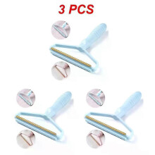 (Style A 3pcs) 1~5PCS Portable Lint Remover Pet Hair Remover Manual Roller Fuzz Fabric Shaver Tool Sofa Clothes Cleaning Lint Brush
