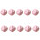 Colorful Interconnected Plastic Beads for-Light pink 1