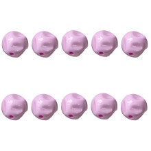 Recyclable Plastic Figure Molded Beads For DIY Fashion-Purple