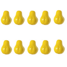 Lemon Themed Acrylic Beads For Handmade-Yellow pear shape