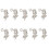 Christmas Crafting Beads Premium Metal Component For-Rose 1