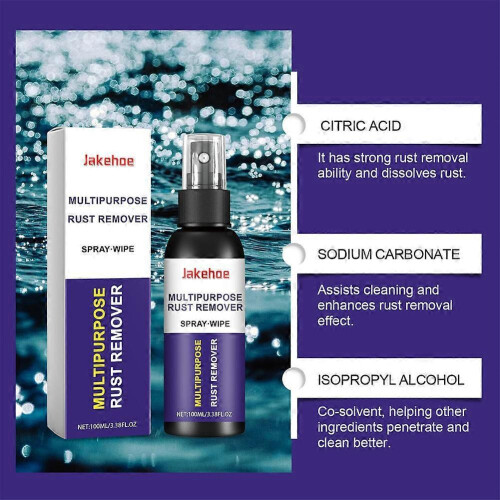 Car Rust Remover Auto Parts Maintenance Cleaner Remove Rust Spray Rapid Derusting Prevent Corrosion 1