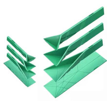 (S*L, green) Polygons Flat 3-in-1 Measuring Spoons - 2 Spoons with 6 Different Sizes