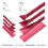 (L, black) Polygons Flat 3-in-1 Measuring Spoons - 2 Spoons with 6 Different Sizes 3