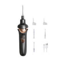 (black) Electric Ear Cleaner with Visual Light for Earwax Removal