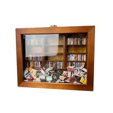 Creative Anti-Anxiety Bookshelf Stress Relief Shake Away Your Anxiety Mini Bookshelf Stress Reliever Wooden Library Bookshelf