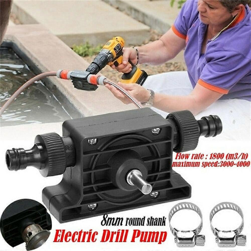 1Pack Self-Priming Transfer Oil Fluid Pumps Electric Drill Powered Water Pump 1