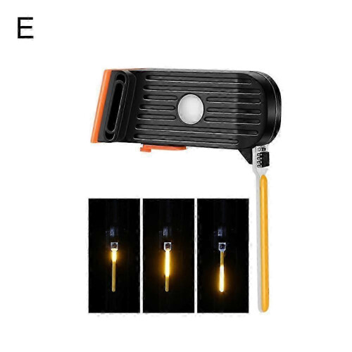 (Orange) Photon Drop Light USB Rechargeable Bicycle Rear Light 3 Light Modes Sturdy
