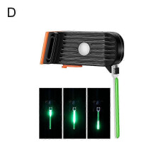 (Green) Photon Drop Light USB Rechargeable Bicycle Rear Light 3 Light Modes Sturdy
