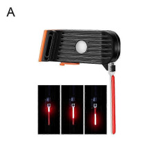 (Red) Photon Drop Light USB Rechargeable Bicycle Rear Light 3 Light Modes Sturdy