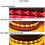 (A, 2m) Fall Warning Signal Driving Light Strip, Car LED Light Strip Decorative Lights 2