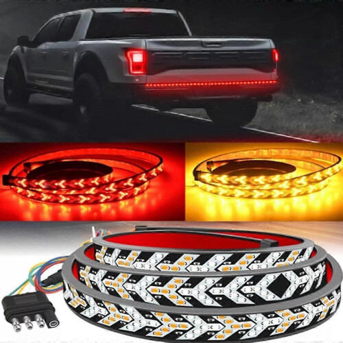 (B, 2m) Fall Warning Signal Driving Light Strip, Car LED Light Strip Decorative Lights 1
