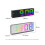 (color02) 6.5" Digital LED Alarm Clock Snooze Display Temperature Time Desk Large Mirror 5