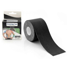 (black) 5cm x 5m Kinesiology Tape KT Muscle Strain Injury Support Physio Sports