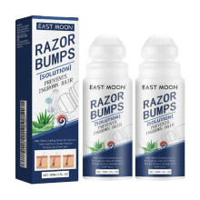 (2pcs)1-3X Razor Bumps Treatment for Men, After Shave Solution Roll-On for Ingrown Hairs and Razor Burns, Razor Bumps Solution