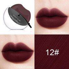 (Vampire) Lazy Lipstick Girls Matte Makeup Waterproof Long Lasting Non-Stick Cup Lip Gloss