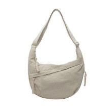(white) Limorence Women's Fashion Plain Color Nylon Crossbody Bag,Arisefrom Nylon Bag
