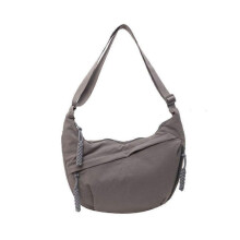 (gray) Limorence Women's Fashion Plain Color Nylon Crossbody Bag,Arisefrom Nylon Bag