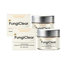 (2pcs)1-3X FungiClear Nail & Toenail Care Cream, Phrena Natural Formula with Tea Tree Oil, Oregano Oil, Vitamin E & Allantoin, 60g