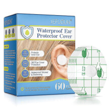 Ear Covers for Shower 60 Pcs, Ear Protection, Disposable Ear Protectors Waterproof for Swimming, Bathing - Dian