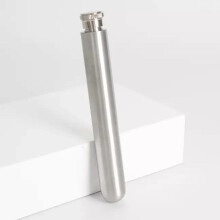 (Silver) Bodice Chiller Tube, Bodice Chiller Corset Cooler, Stainless Steel Pocket Flask