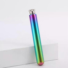 (Electroplated colour) Bodice Chiller Tube, Bodice Chiller Corset Cooler, Stainless Steel Pocket Flask