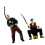 Artistic Tiny Fishing Model Durable Resin Small Statue-1083 Set 1