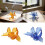 Glasiris Blumenform Räucherstäbchenhalter Duftbrenner-Lila 4