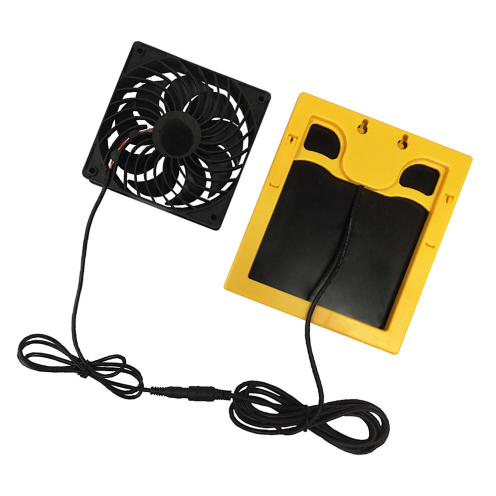 Energy Saving Solar Exhaust Fan Air Extractor Waterproof Small 7696001856123