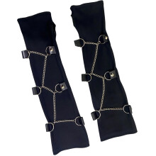Trendy 2000s Arm Sleeves Punk Fashion Fingerless Gloves With