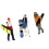 1:64 Scale Hand Painted Figure Miniature People-Snowboard Set 1