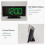 Simple Plastic LED Alarm Clock For Office Desk With-Green 7