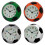 Analog Alarm Clock,Silents None Ticking Clock Battery-Green 2