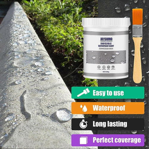 2pcs 100ml Contact Glue Multi Waterproofing Purpose Waterproof wall, Water Pipe  Agent + Brush 1