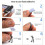 1:64 Scale Miniature Figure Realistic Miniature-Snowboard Set 5