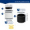 Filtres d'aspirateur de remplacement,-2 noyaux4 coton 2 3