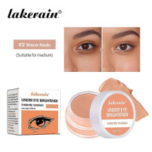 (Warm Nude)Lakerain New Eye Brightening Concealer To Cover Dark Circles To Brighten Skin Tone Eye Brightening Cream