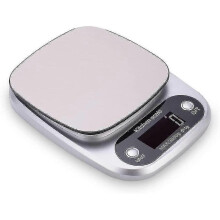 Lcd Digital Kitchen Scale Portable Electric Pocket Scales Food Alloy Plastic Weighing Household Baking Accessories,silver,3kg 0.1g - Ri