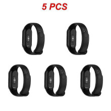 (Style D 5pcs) 1/3/5PCS Smart Watch Strap Waterproof Silicone Replacement Wrist Strap For Bracelet 8 Strap Wear Resistant