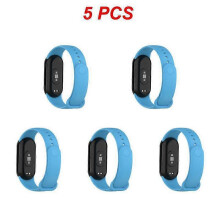 (Style J 5pcs) 1/3/5PCS Smart Watch Strap Waterproof Silicone Replacement Wrist Strap For Bracelet 8 Strap Wear Resistant