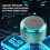 (Silver) Mini Bluetooth Sound Box Bluetooth Speaker Portable Wireless HiFi Speaker NEW 2