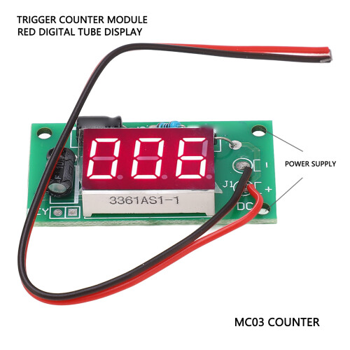 Trigger Counter Module 3-Bit Red Display, 16-26V 1