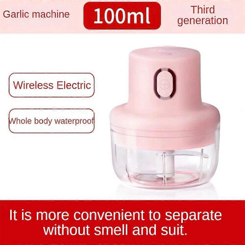 (S, 100ML) Wireless Food Chopper, Vegetable Chopper with Container, Baby Food Processor 1